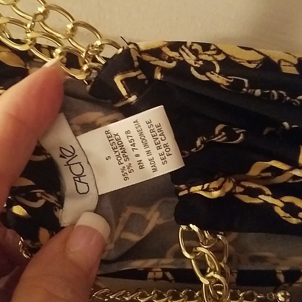 Cache Chain Print Top-NWOT! - Picture 3 of 4